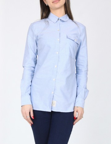 Camasa Bershka, albastru