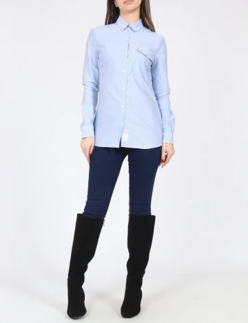 Camasa Bershka, albastru