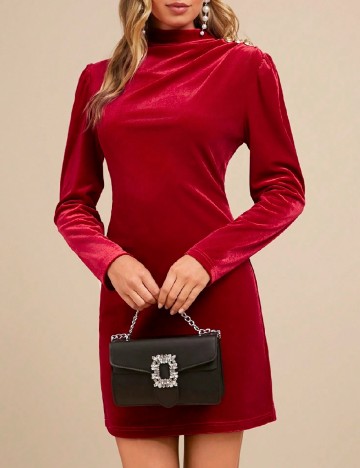Rochie scurta SHEIN, rosu