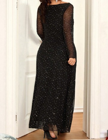 Rochie lunga SHEIN CURVE, negru