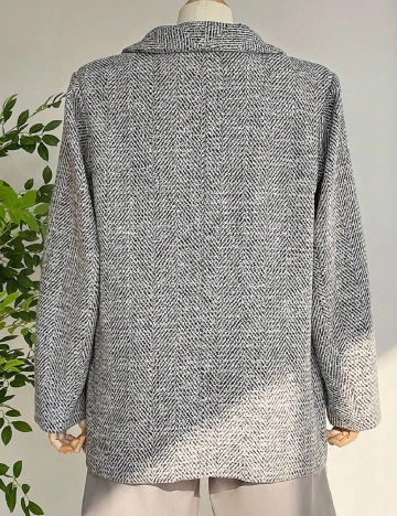 Sacou Emery Rose Curve, negru/alb