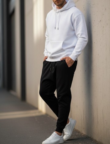 
						Pantaloni Bershka, negru