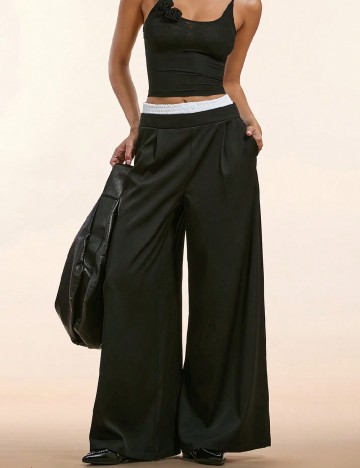
						Pantaloni Forever 21, negru