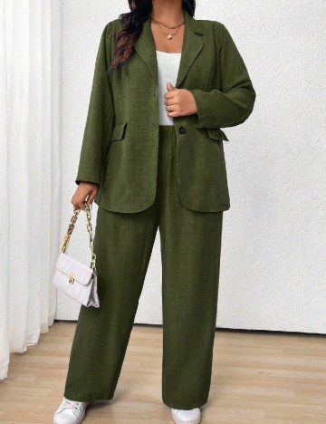 
						Compleu SHEIN CURVE, verde