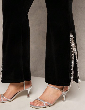 Pantaloni SHEIN CURVE, negru