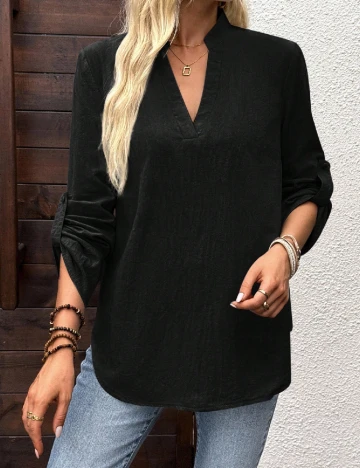 Bluza Emery Rose, negru