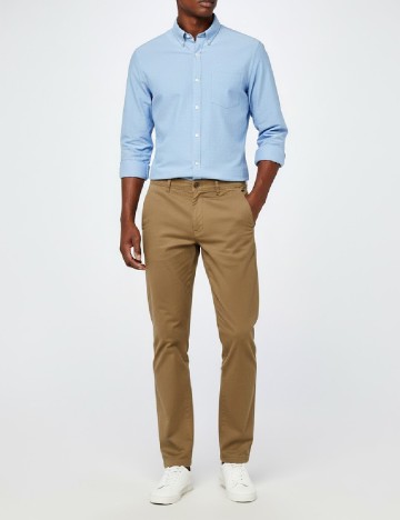 
						Pantaloni Bershka, maro