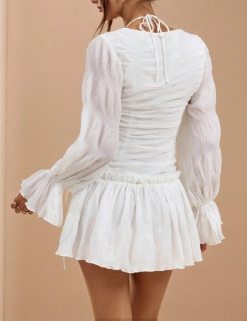Rochie scurta SHEIN, alb