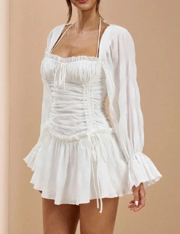 Rochie scurta SHEIN, alb