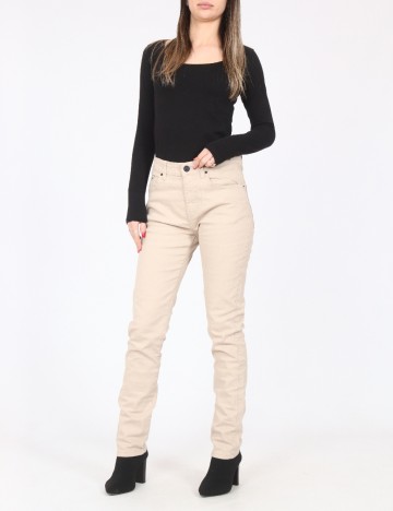 Pantaloni Bershka, maro deschis