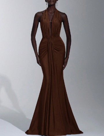 
						Rochie lunga SHEIN, maro