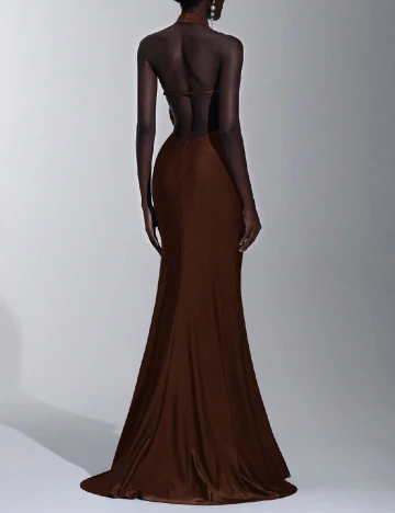 Rochie lunga SHEIN, maro