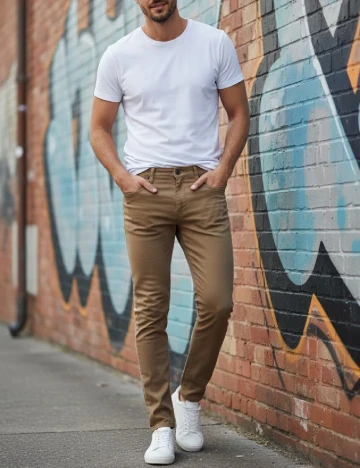 Pantaloni Bershka, maro