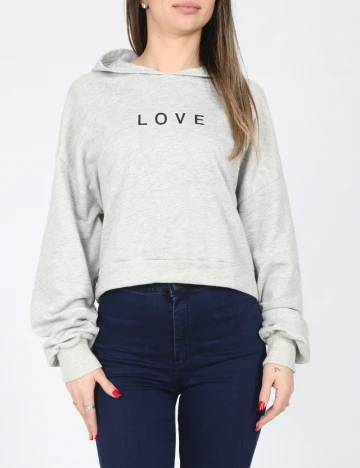 Hanorac Bershka, gri