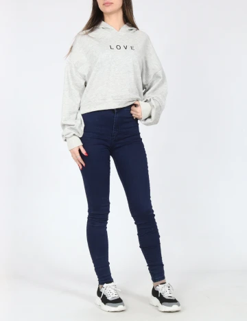 Hanorac Bershka, gri