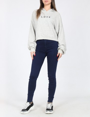 Hanorac Bershka, gri