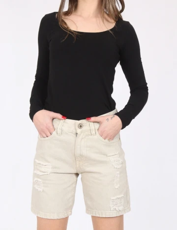 Pantaloni scurti Bershka, bej