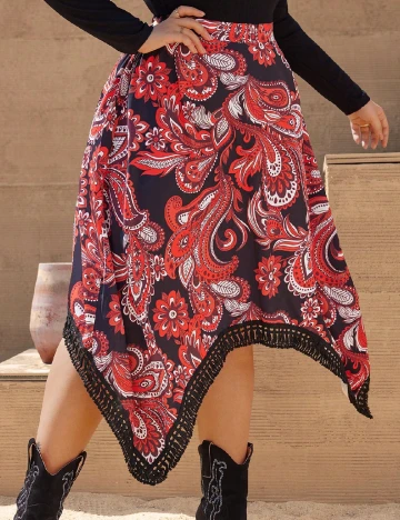 Fusta SHEIN CURVE, mix culori