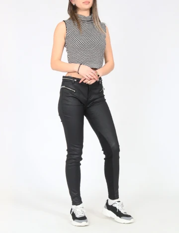 Pantaloni Pull&Bear, negru