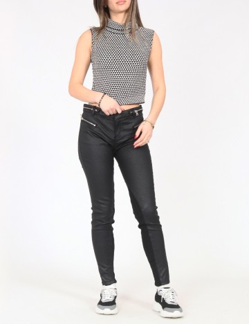 Pantaloni Pull&Bear, negru
