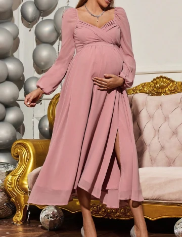 Rochie lunga SHEIN Maternity, roz