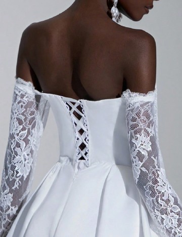 Rochie scurta SHEIN, alb