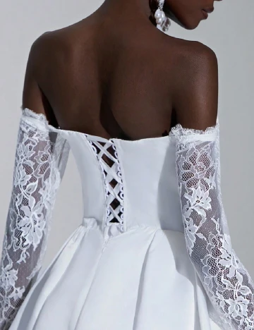 Rochie scurta SHEIN, alb