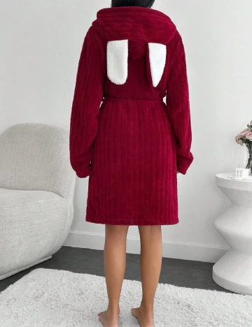 Halat de baie SHEIN, magenta