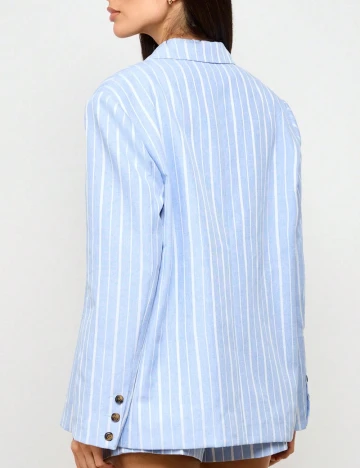 Sacou AiiRZ, alb/bleu