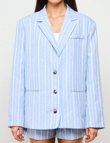 Sacou AiiRZ, alb/bleu