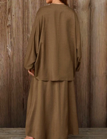 Compleu SHEIN CURVE, maro