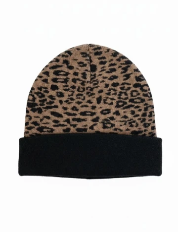 Caciula Bershka, animal print