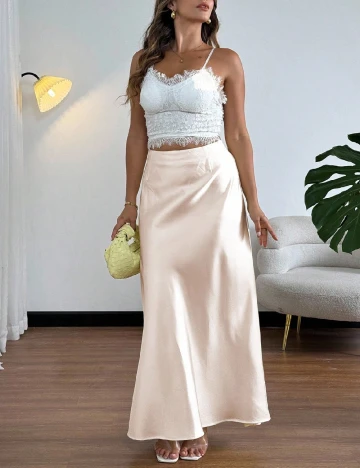 Fusta SHEIN CURVE, roz