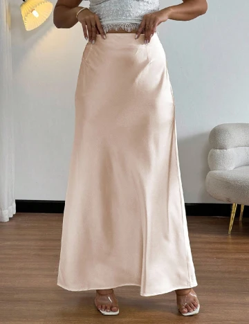 Fusta SHEIN CURVE, roz