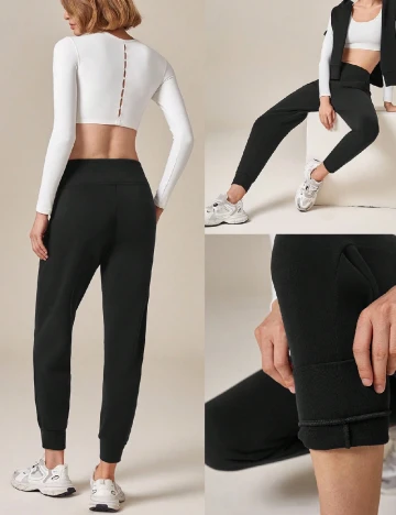 Pantaloni GLOWMODE, negru