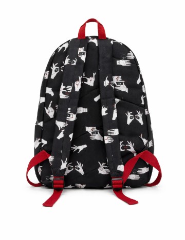 Ghiozdan Bershka, negru