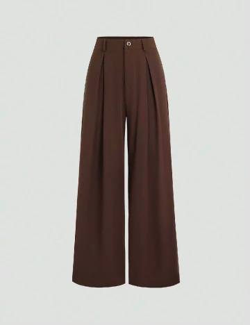 Pantaloni SHEIN, maro