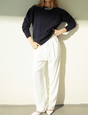 
						Pulover Aveloria, bleumarin