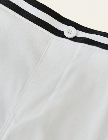 Compleu Shein Kids, alb/albastru