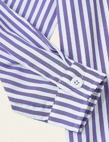 Compleu Shein Kids, alb/albastru