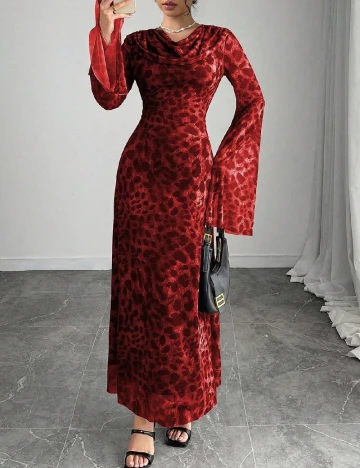 Rochie lunga SHEIN, rosu