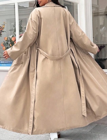 Trench SHEIN CURVE, maro