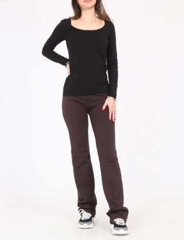 Pantaloni Zara, maro