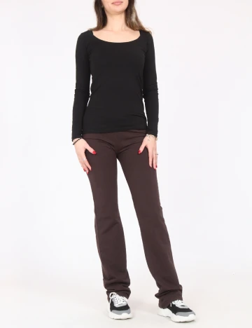 Pantaloni Zara, maro