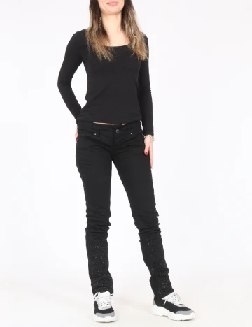 Blugi Bershka, negru