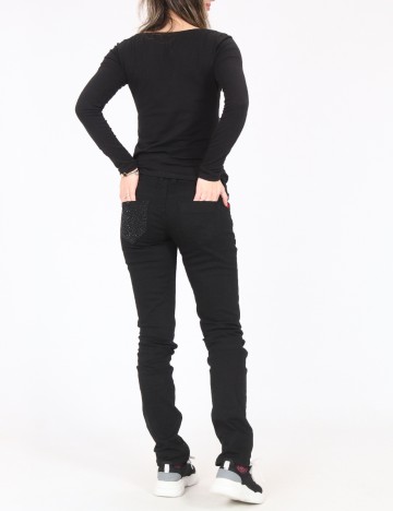 Blugi Bershka, negru