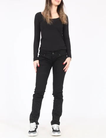 Blugi Bershka, negru