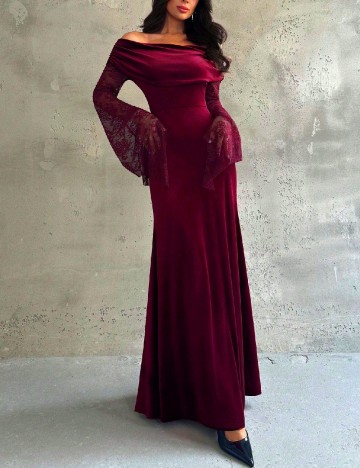 
						Rochie lunga SHEIN, rosu