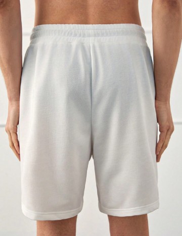 Pantaloni scurti SHEIN, alb