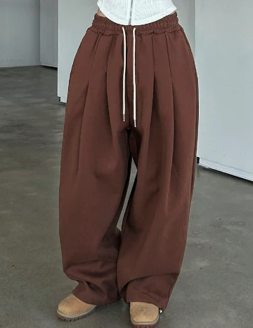 Pantaloni Dazy, maro